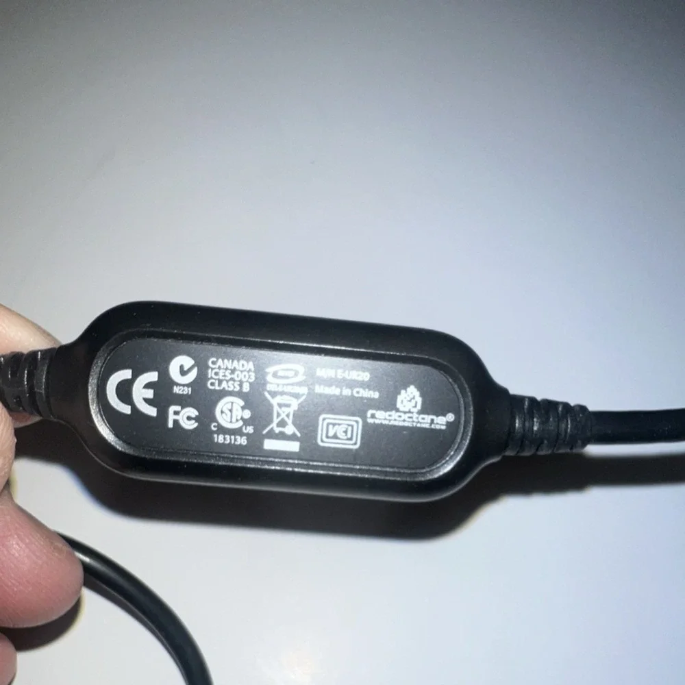 Guitar Hero USB Wired Microphone Black E-UR20 Video Game Accessory